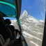 On voit le Cervin de loin, dans l'hélicoptère... Pour l'instant !